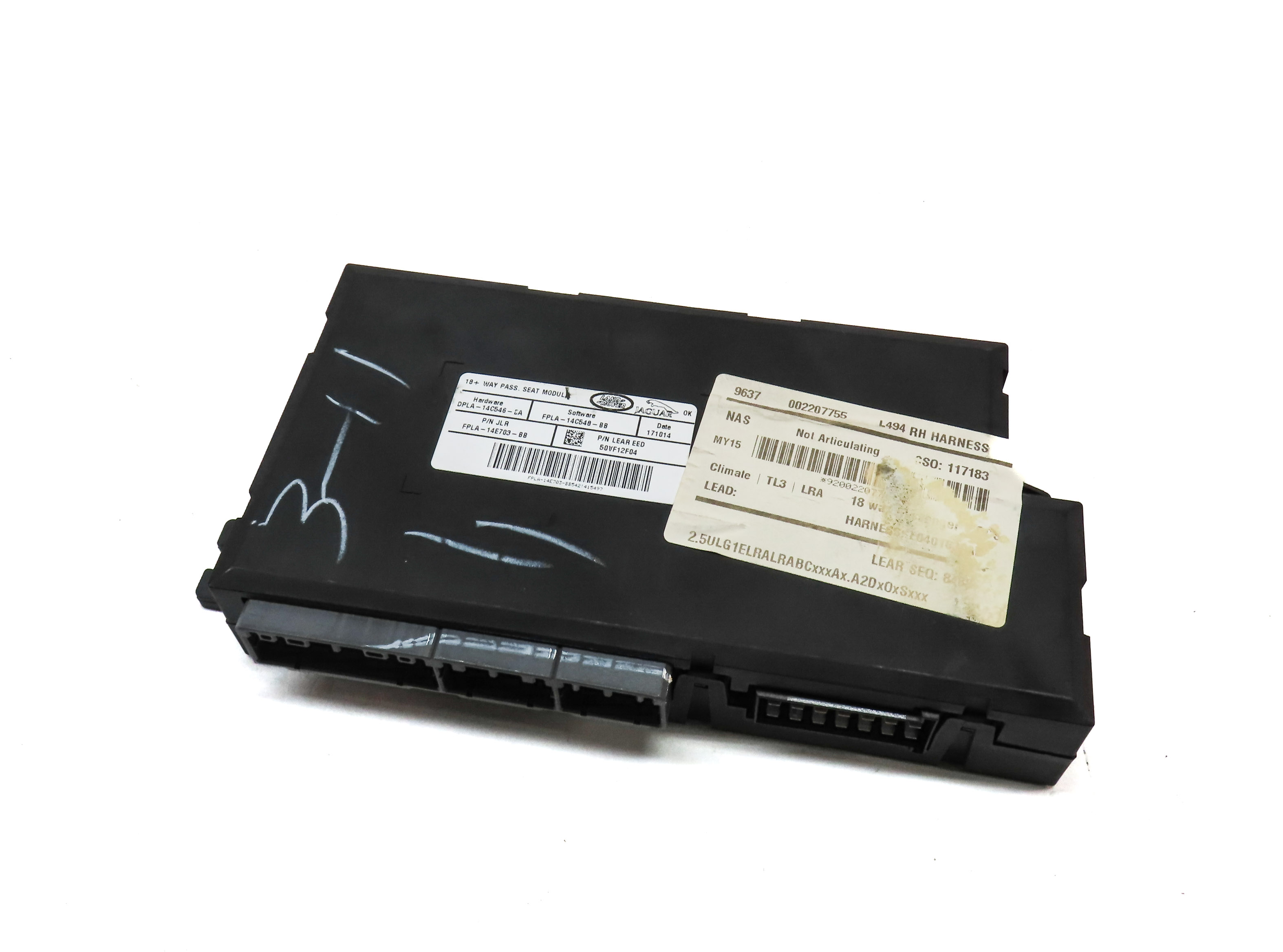 2015 LAND RANGE ROVER SPORT (L494) FRONT RIGHT PASSENGER SEAT CONTROL MODULE — exact item pictured
